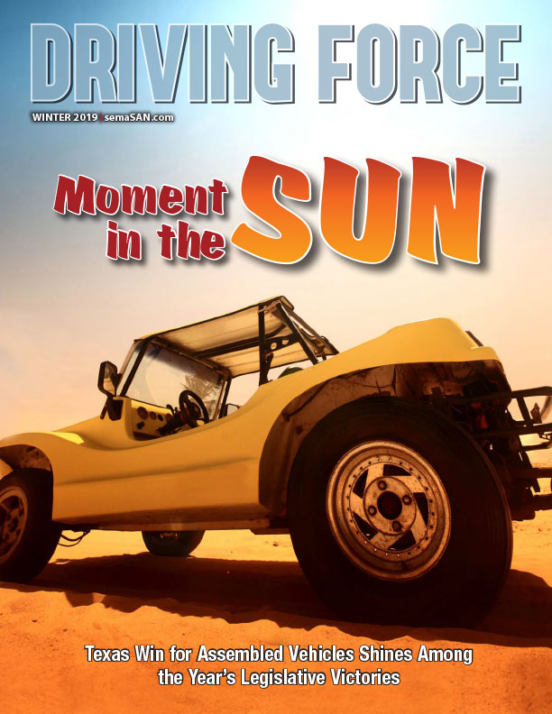 Current Issue of Driving Force, Fall 2019, SEMA Action Network