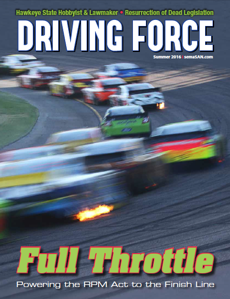 Current Issue of Driving Force, Spring 2016, SEMA Action Network