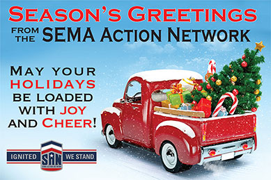 Merry Christmas from SEMA Action Network (SAN)! Merry Christmas from SEMA Action Network (SAN)!
