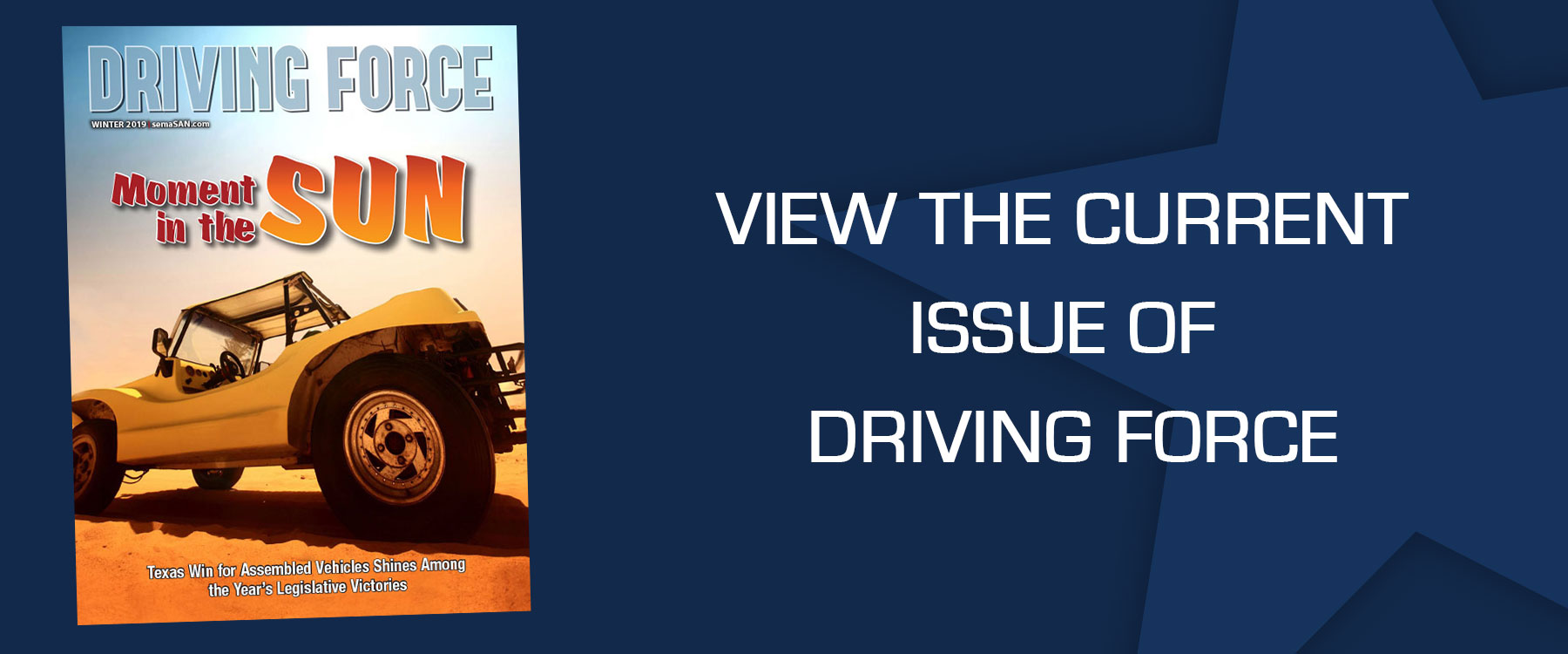 Driving Force Current Issue - Moment in the Sun